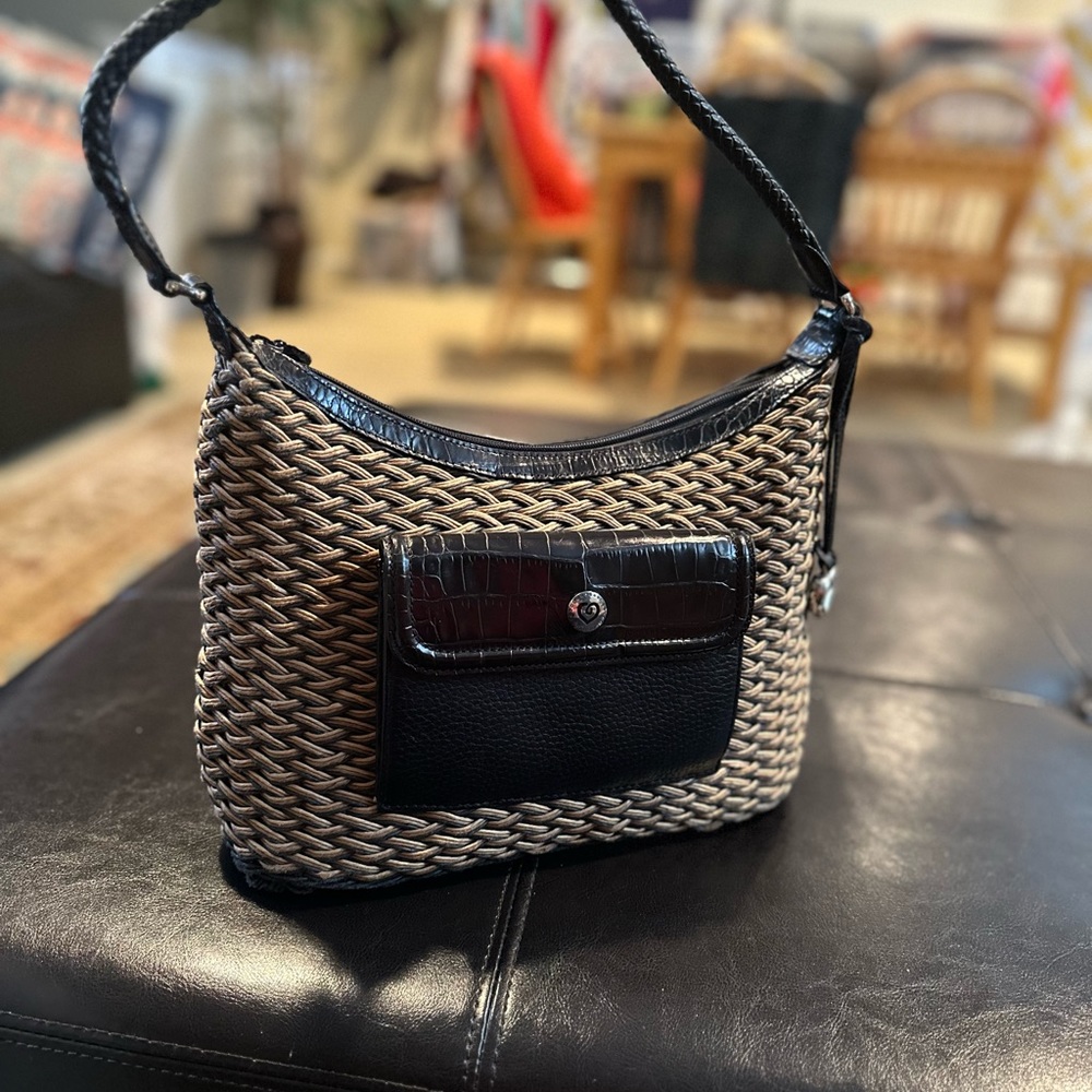 Brighton woven handbag